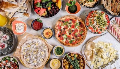 Brunchbuffet med udsigt hos DEJ Magasin i København