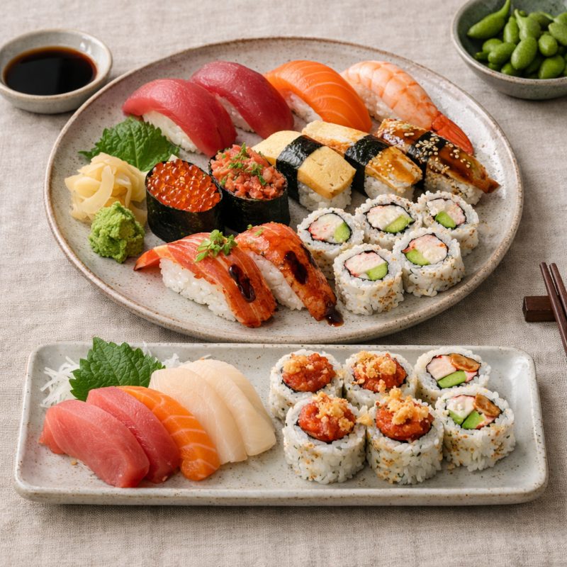 Hent en menu med 32 eller 47 stykker sushi (7)