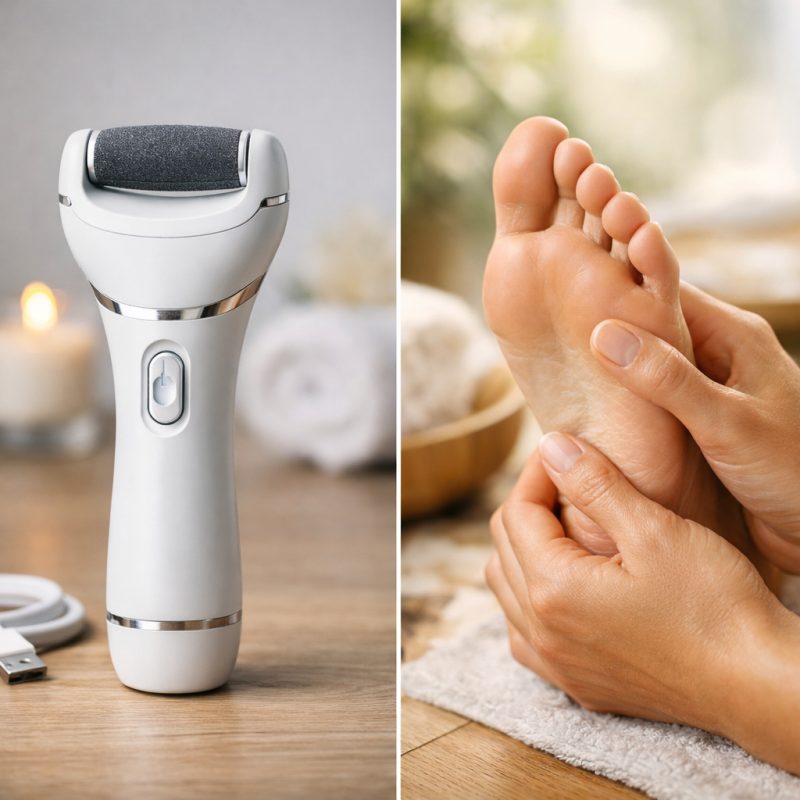 Professionel USB-genopladelig hård hud-fjerner fodfil - Elektrisk skønhedspleje for glatte fødder i salonkvalitet (3)
