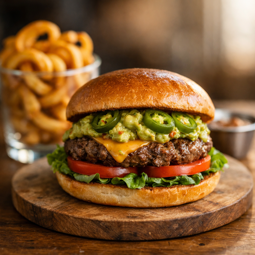 Valgfri burgermenu hos Express Pizza på Mimersgade i København