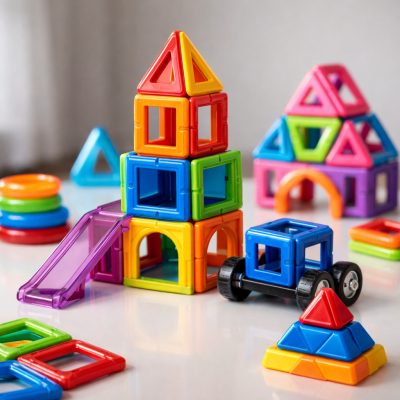 DIY magnetisk byggesæt til børn - kreativ leg og læring