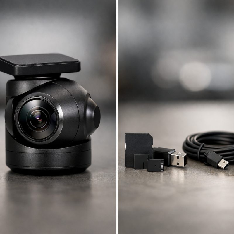 360° Dashcam med ADAS-funktion - Optag din kørsel i HD