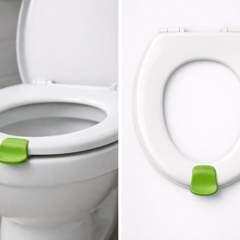 Løftehåndtag til toiletbræt - Hygiejnisk hjælp til dit badeværelse