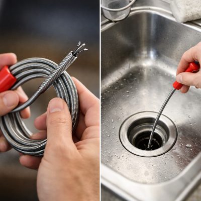 Fleksible afløbsrensere - få bedre flow med 2 stk. til dit afløb!