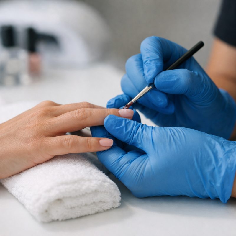 Forkæl dig selv med neglemanicure med gel 