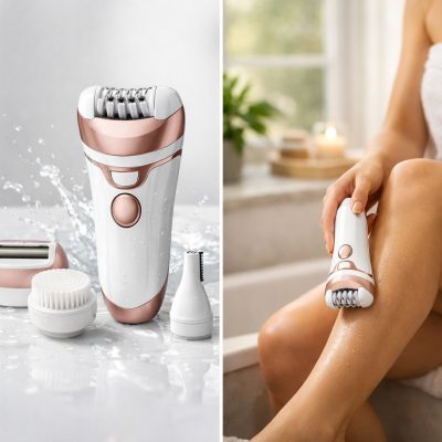 4-i-1 Elektrisk Epilator & Barbermaskine til Glat Hud