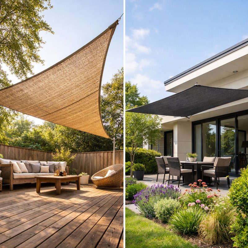 Deal på Solbeskyttelsesnet til terrasse og have - Hold dig kølig i sommer!