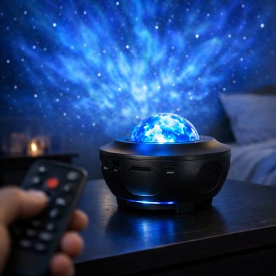 Stjerneprojektor med Bluetooth-højttaler til dit hjem