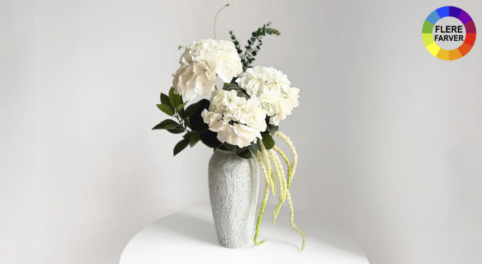 Få en smuk kunstig hortensia-buket – altid i flor!