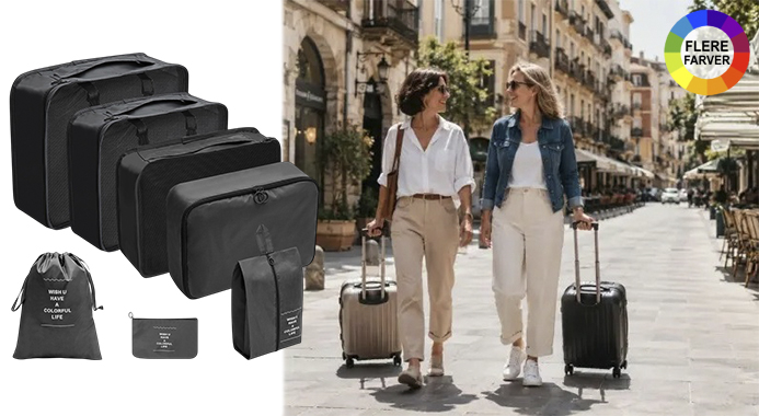 Pak smartere med 7 lette rejseopbevaringsposer - Hold styr på din bagage!