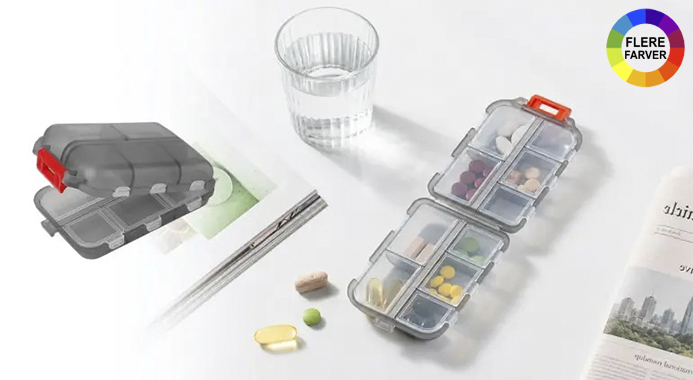 Organiser din medicin smart med bærbare pilleæsker!