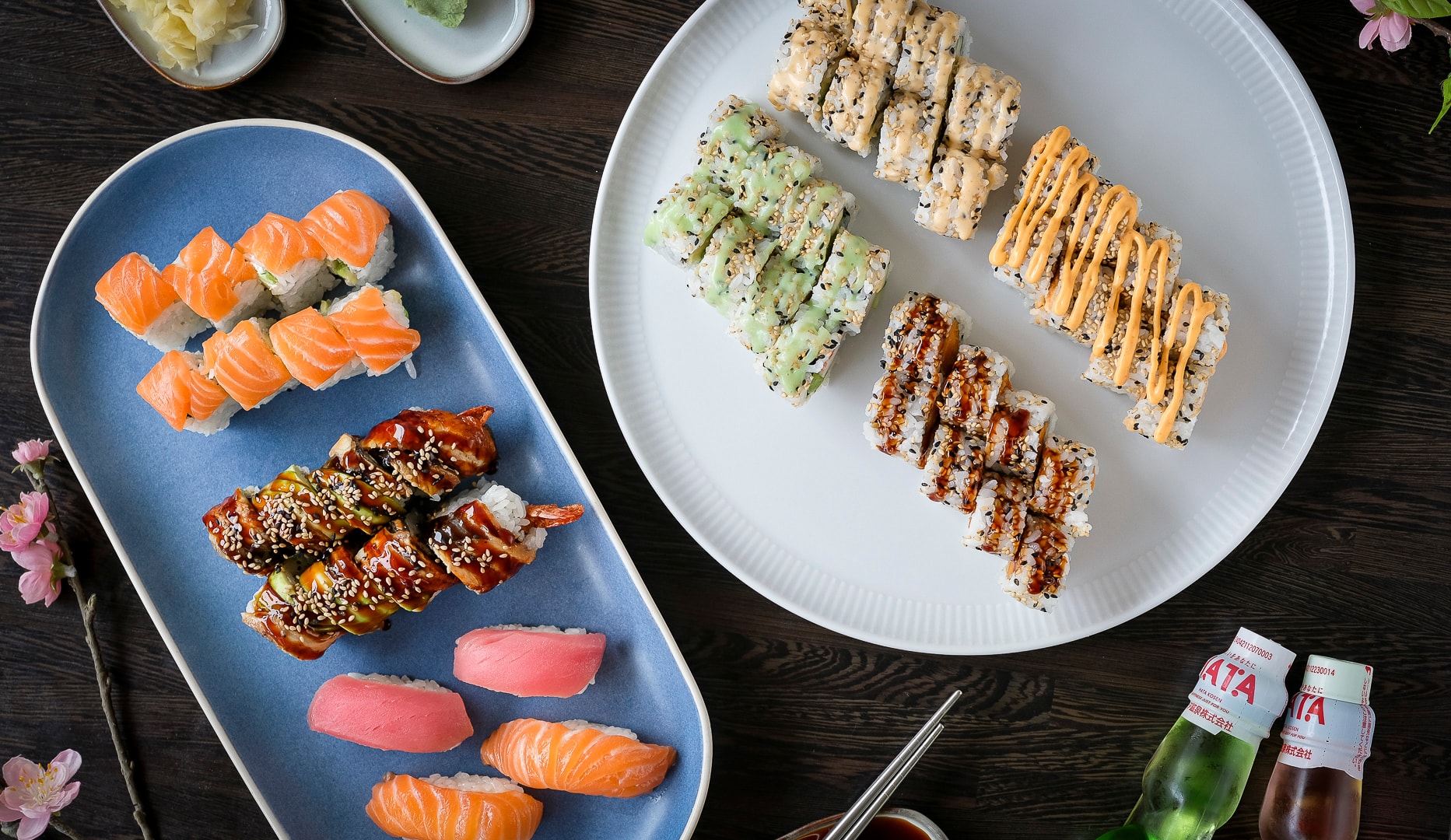 Spar stort på sushi: 40/52 stk. hos Sakura Sushi Restaurant!