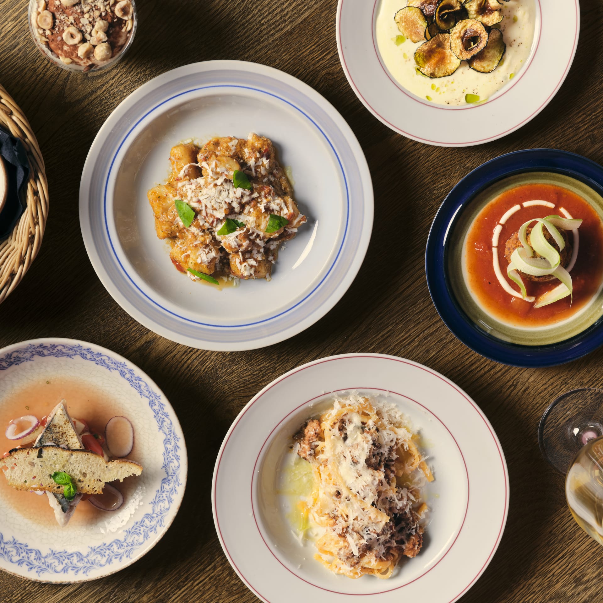 6-retters menu hos Caronte