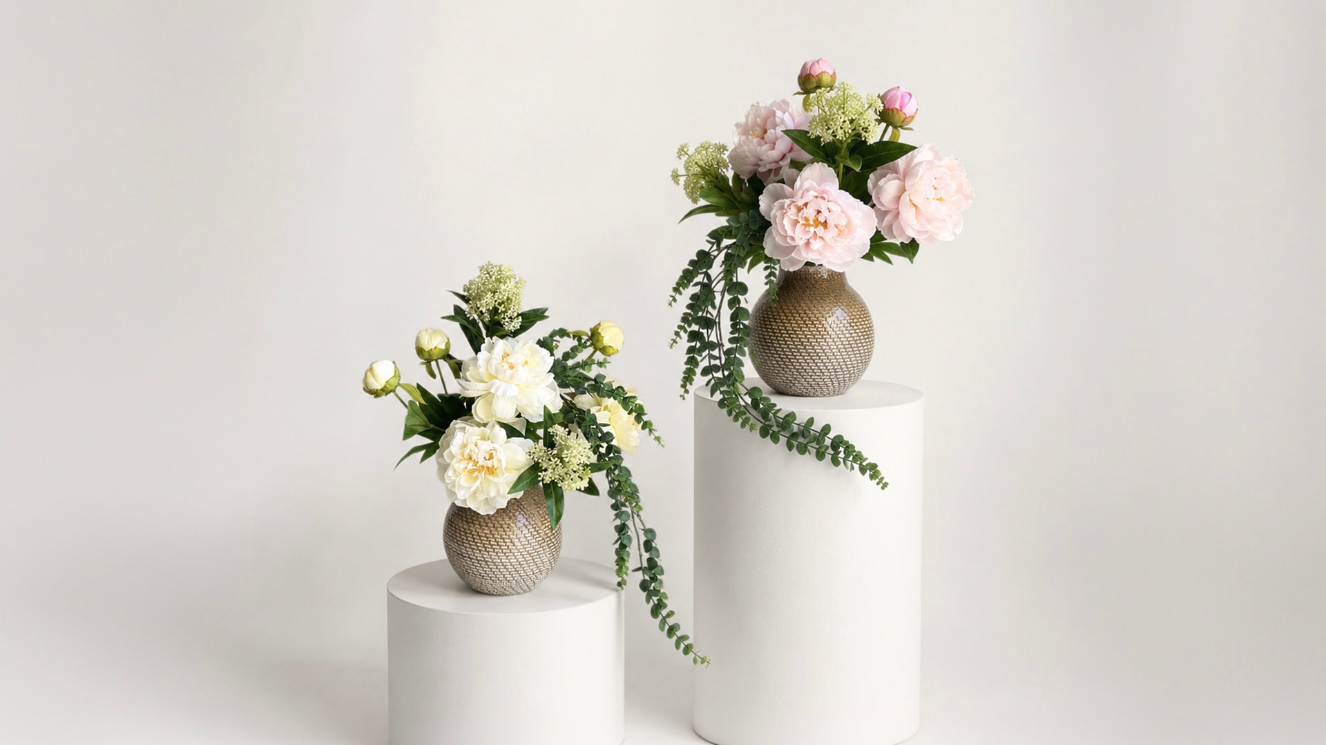 Sommerblomster i buket - 3 farver
