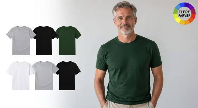 Opdater din garderobe med en 3-pak behagelige T-shirts