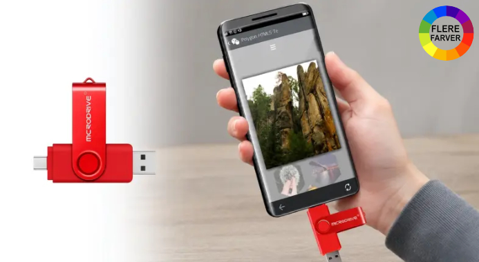Praktisk ekstern USB-lagring til computer, smartphone og tablet – gå ikke glip af at gemme dine feriebilleder!