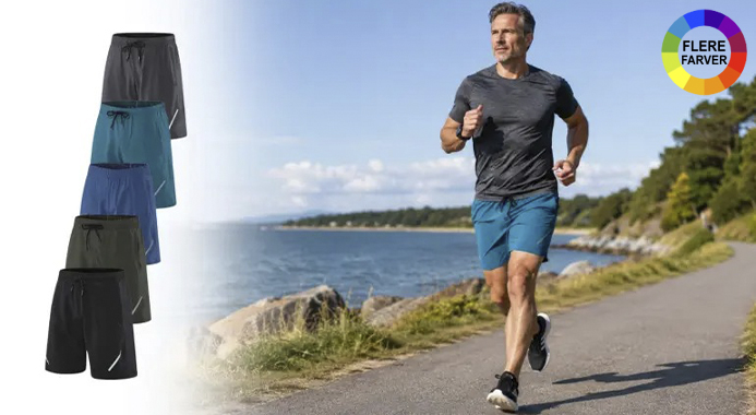 Komfortable hurtigtørrende shorts – perfekte til gåture, sommerens varme dage og en dukkert i havet