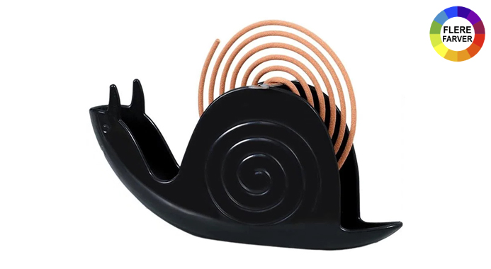Deal på Snegleformet myggespiralholder i brandsikkert design til sikker og dekorativ opbevaring