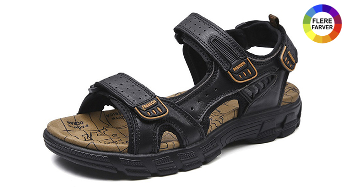 Klassiske herresandaler i læder – komfort og stil til sommer!