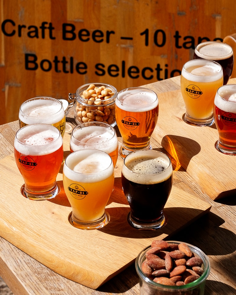 Nyd 5 Øl & Snack på Tap 21 Craft Beer - Smagsoplevelse!
