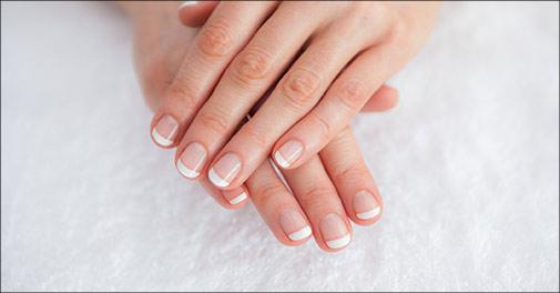 Shellac med fransk kant