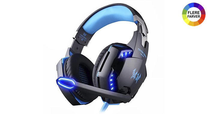 Gamingheadset med LED – komfortabel lyd til gaming og hverdagsbrug