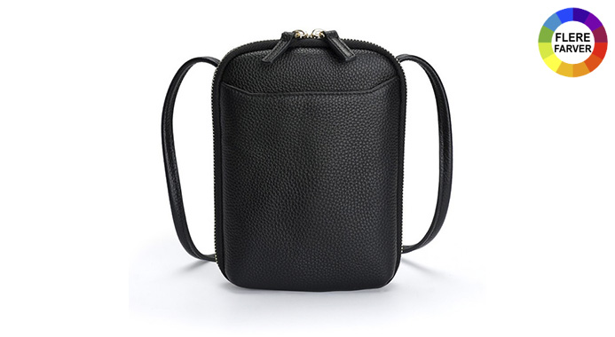 Elegant crossbodytaske i læder til kvinder