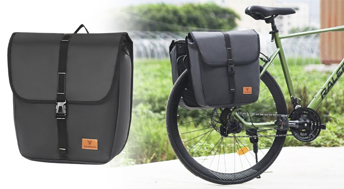 Vandtæt cykeltaske med rulletop til 18 liter - perfekt til cykelturen!
