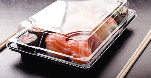 Sushimenu med 28 stykker