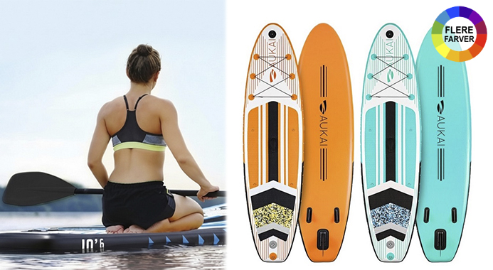 Få et topklasse SUP-board på 320 cm med 15% rabat nu!