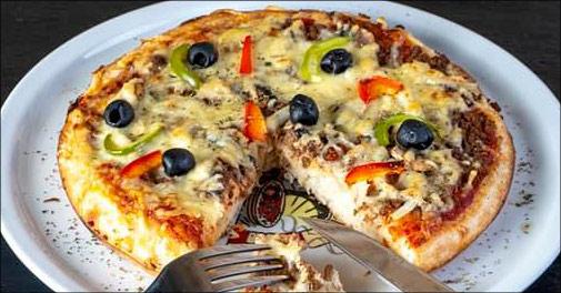 Deep pan pizza fra Restaurant Viva i Aabenraa - 50% rabat!