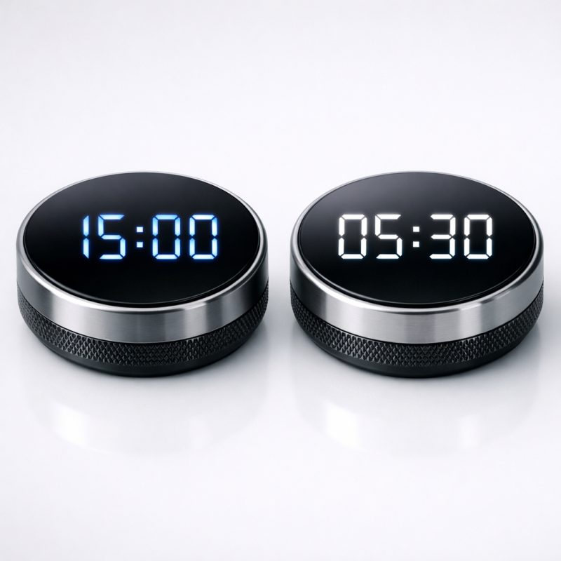 Magnetisk køkkenur med LED-display - præcision til dit køkken!