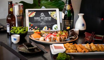 Spis alt det du kan af sushi hos Dinner Sushi på Frederiksberg