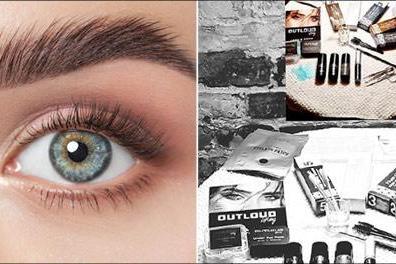 Øjenvippeløft - Lash lift med Outloud produkt med eller uden farve af vipper