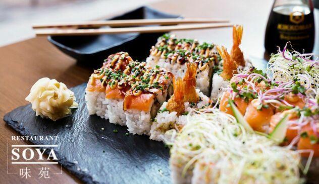 Takeaway: stor sushimenu med 40 stykker