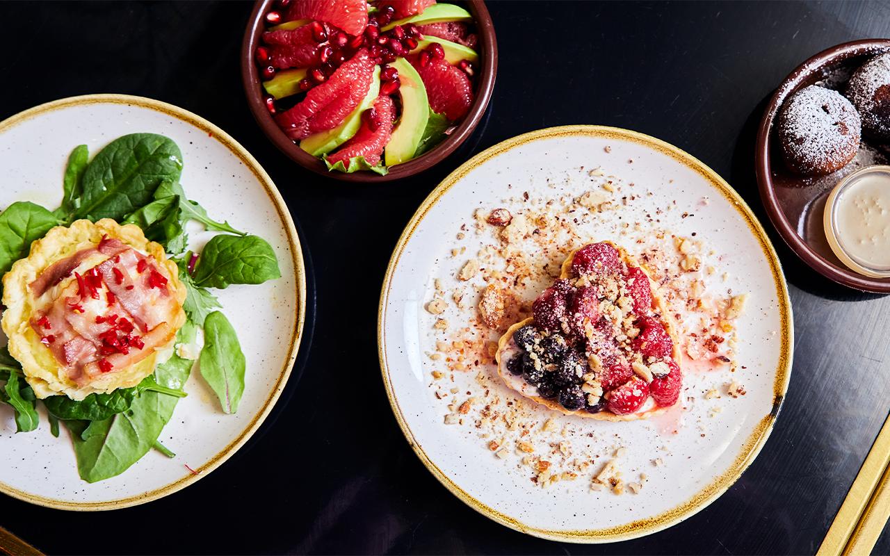 Menu med 4 frokostretter