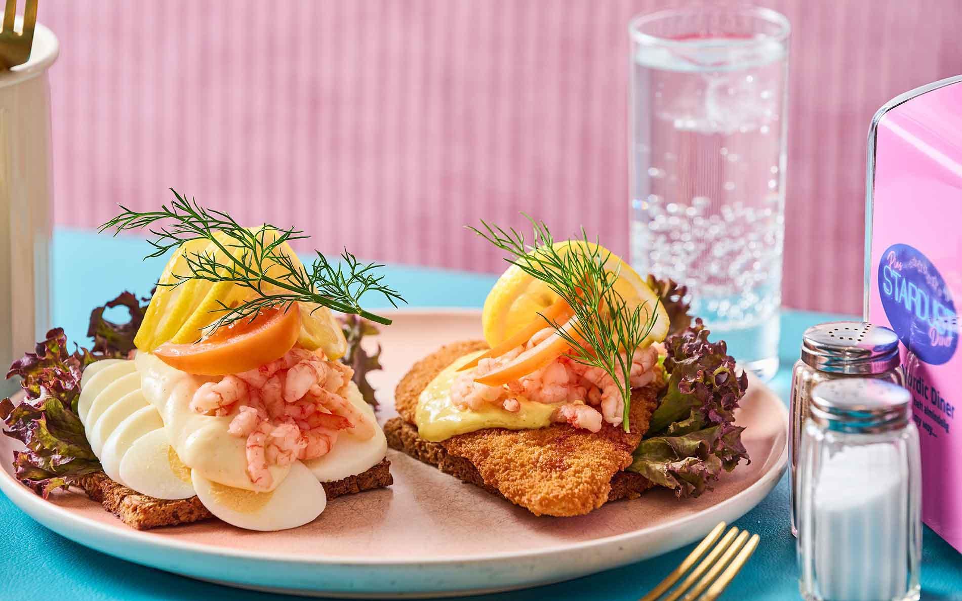 2 stk. smørrebrød