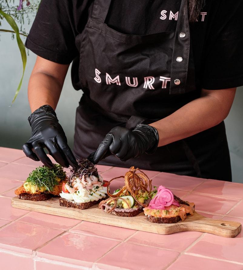 2 stykker valgfrit smørrebrød