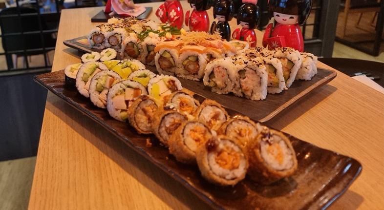 Ud-af-huset: 50 stykker sushi