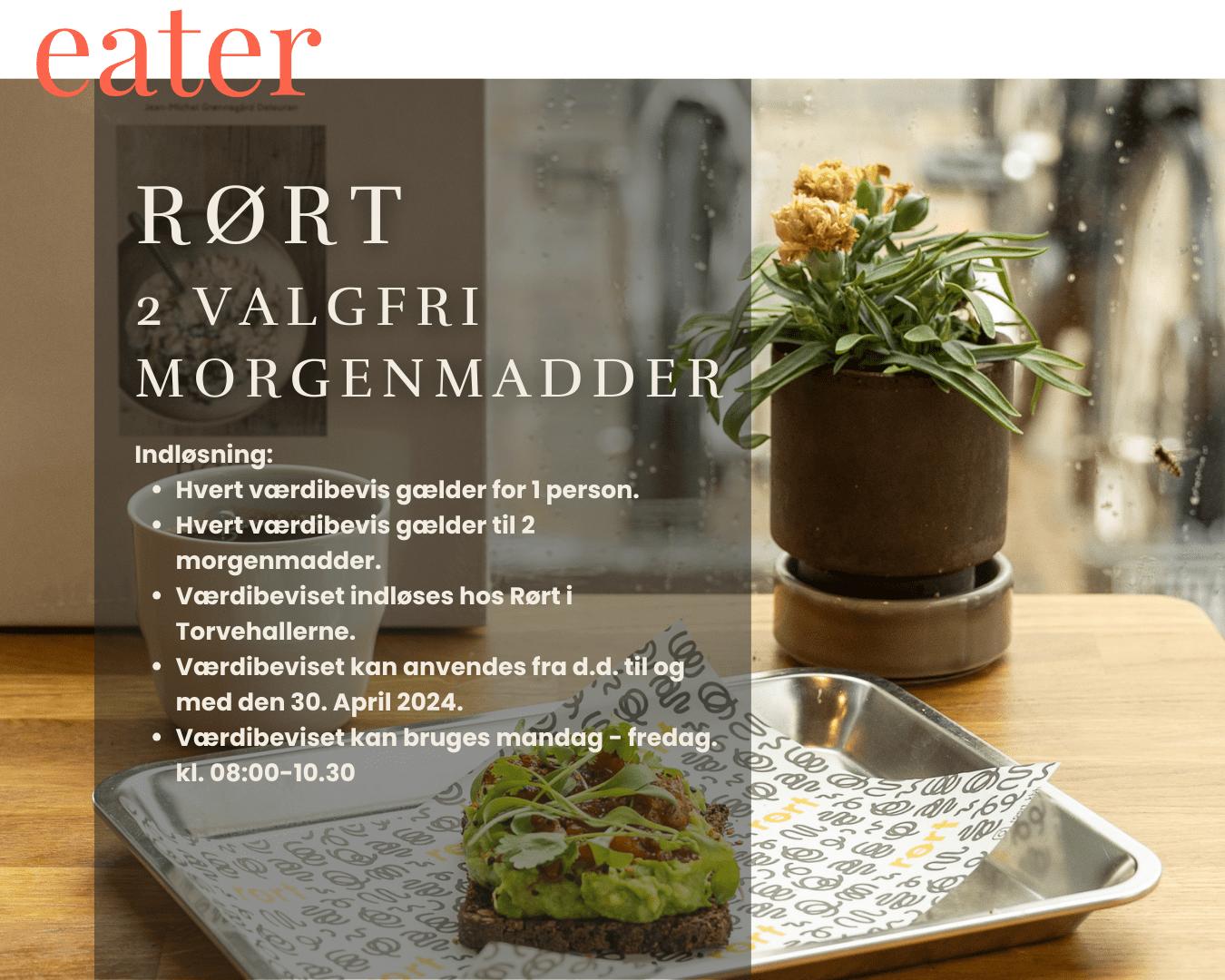 2 morgenmadder hos Rørt 