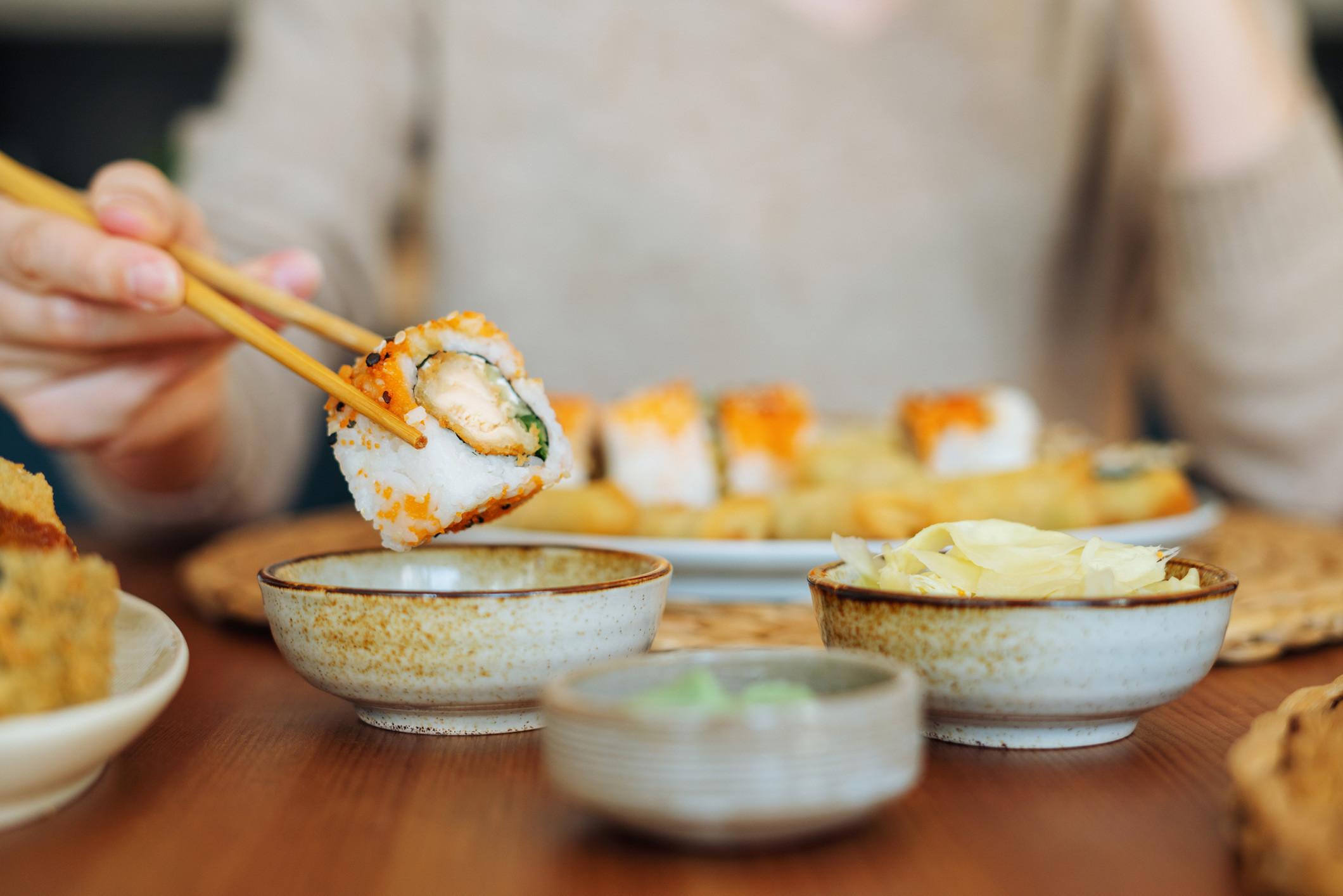 Ud-af-huset: 50 stykker sushi