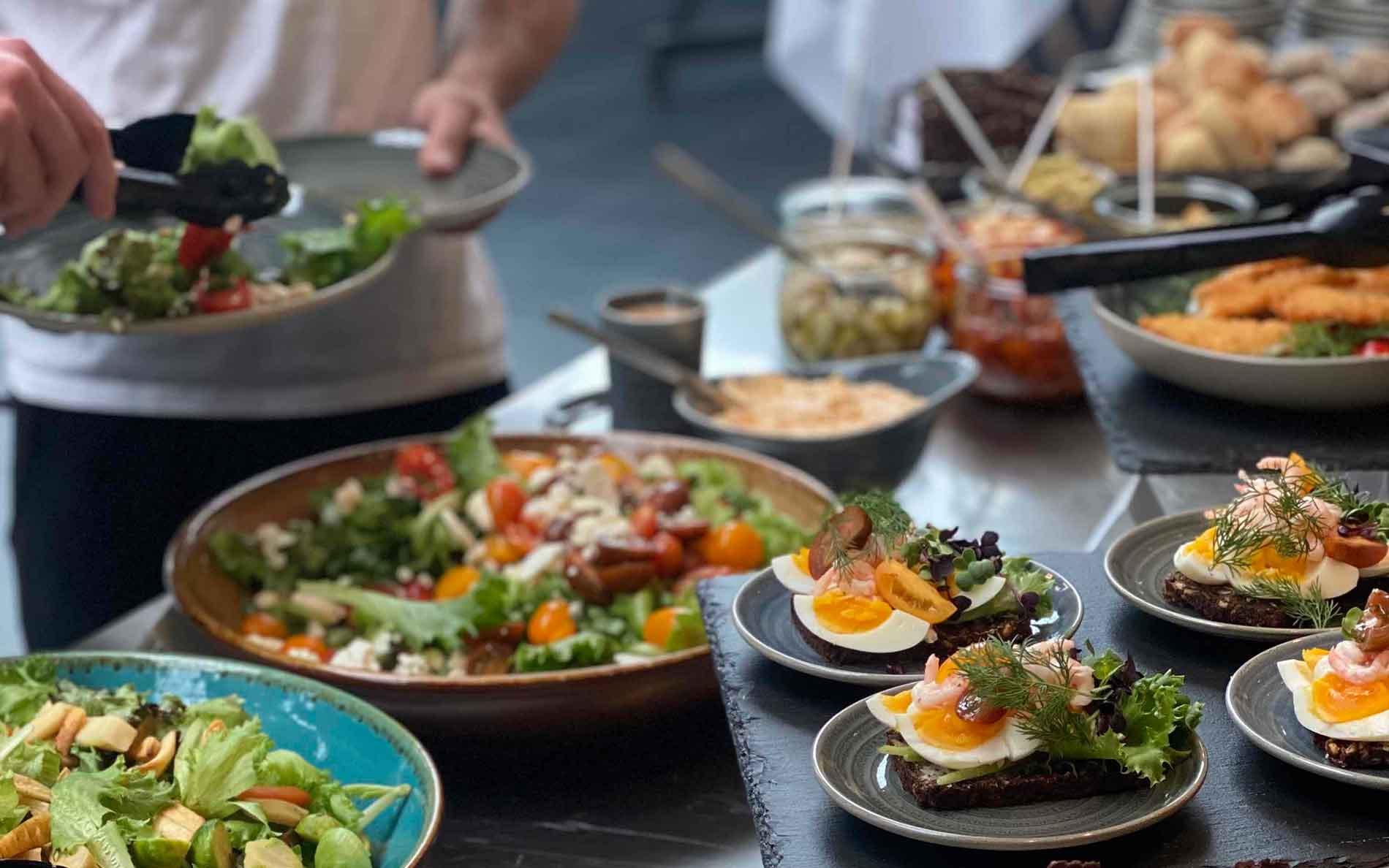 Lækker forårsbuffet