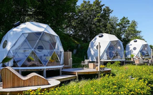 Glamping ud til fjord - til 2