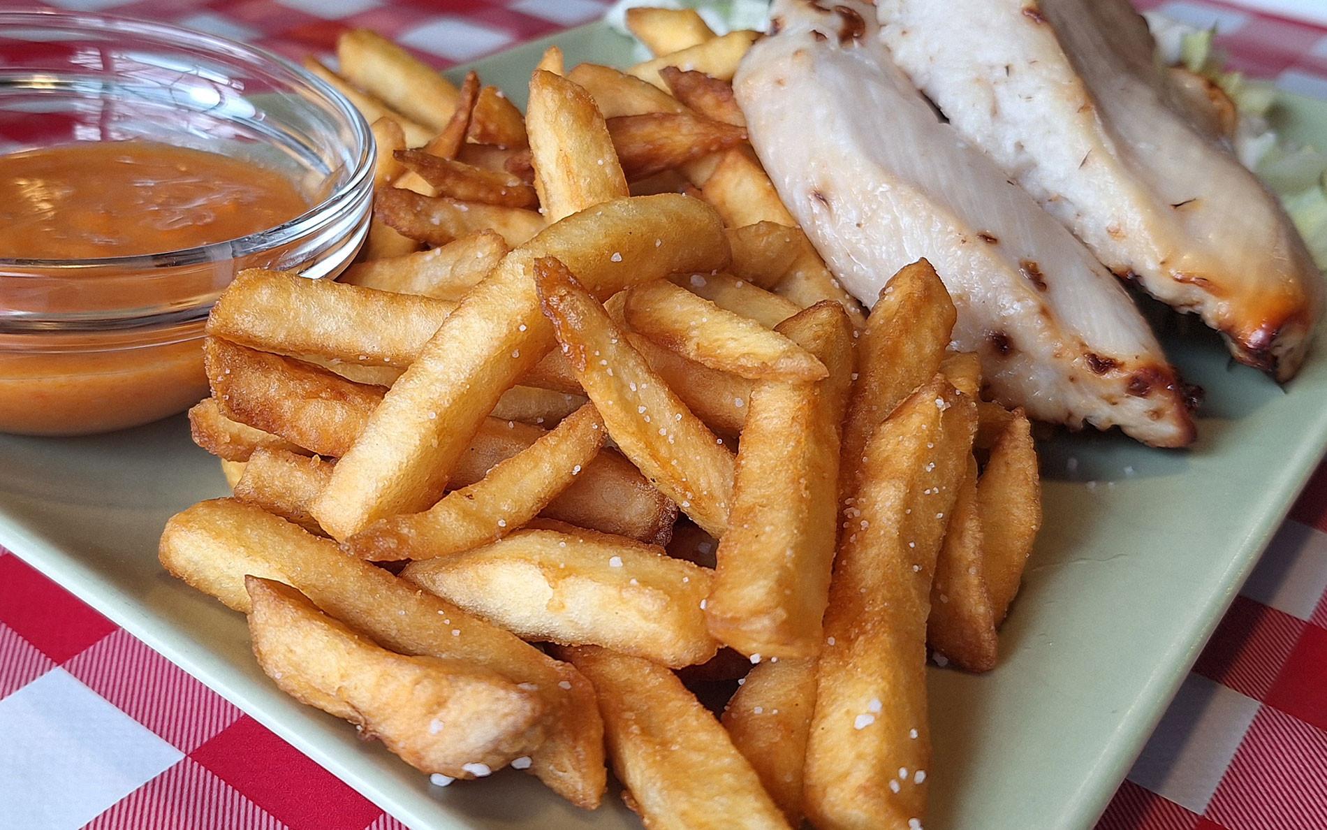 Frisk fra grillen