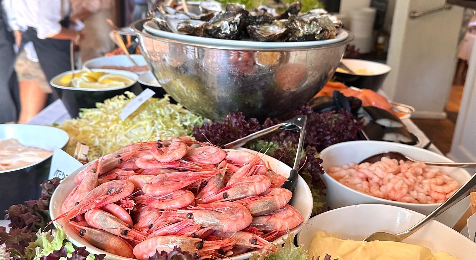 Deal på Skaldyrsbuffet for 1 person på Rungsted Kro