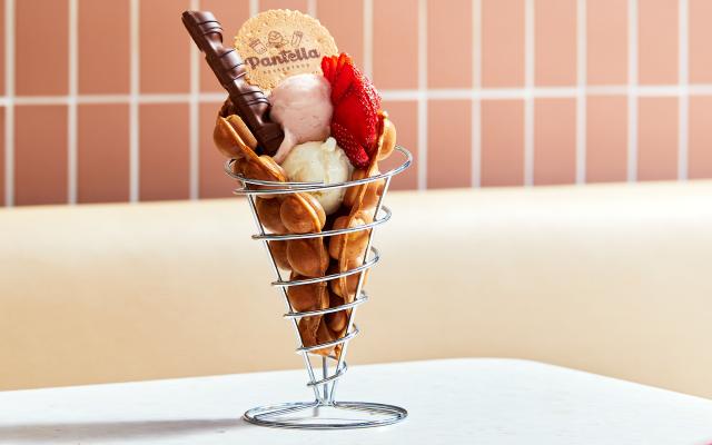 Bubble waffle hos Pantella