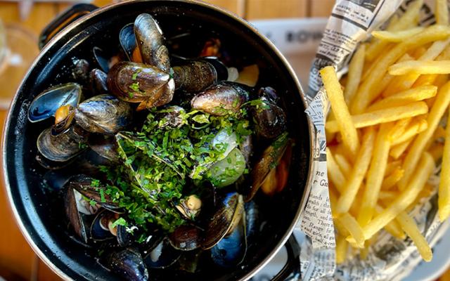 Moules Frites hos Bistro Gustav