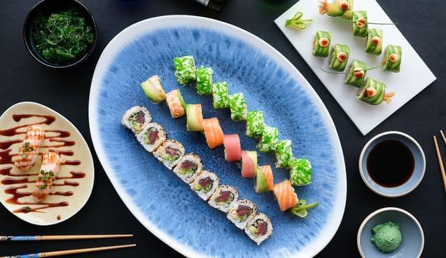 32 stykker sushi 