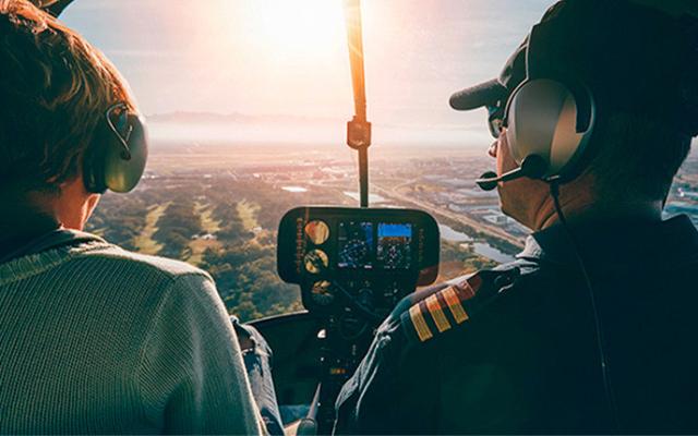Ultimativ gaveidé: Fantastisk helikoptertur