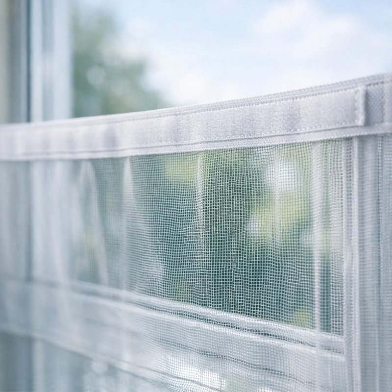 Deal på Myggenet til vindue 150×130 cm med velcro - Effektiv beskyttelse